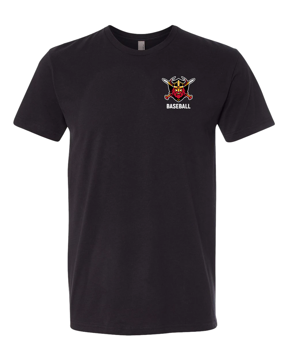Mille Lacs Baseball - Black T-Shirt - Left Chest