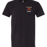 Mille Lacs Baseball - Black T-Shirt - Left Chest