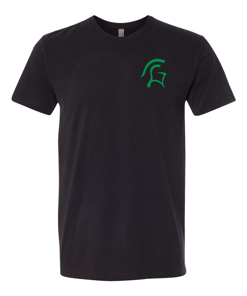 La Crescent Softball - Black T-Shirt - Left Chest