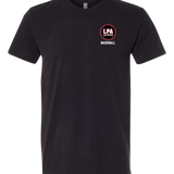 LPA BASEBALL - Black T-Shirt - Left Chest