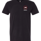 LPA BASEBALL - Black T-Shirt - Left Chest