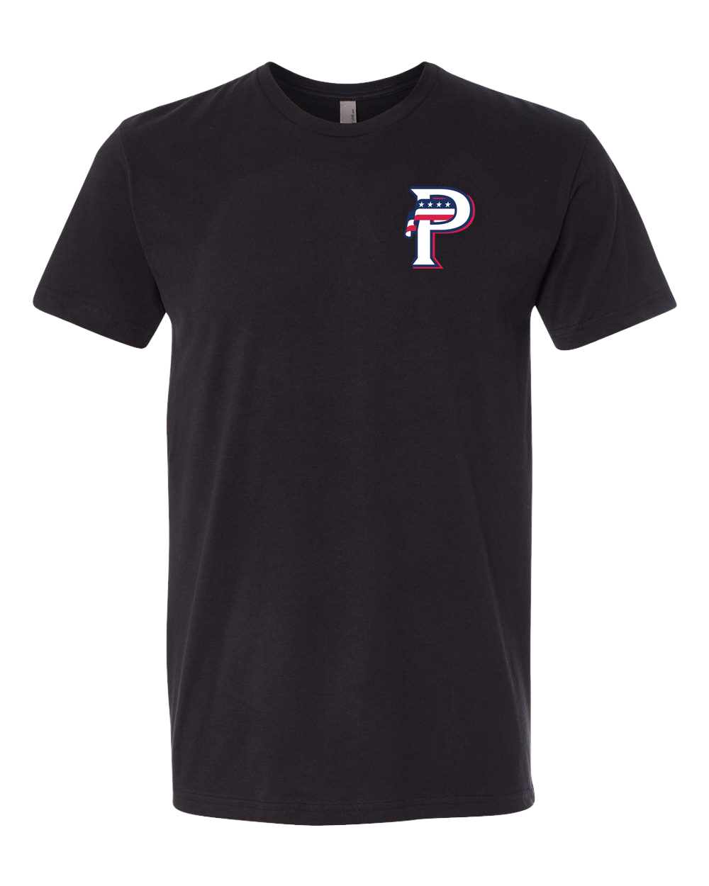 USA BASEBALL - Black T-Shirt - Left Chest