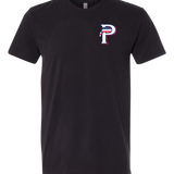 USA BASEBALL - Black T-Shirt - Left Chest