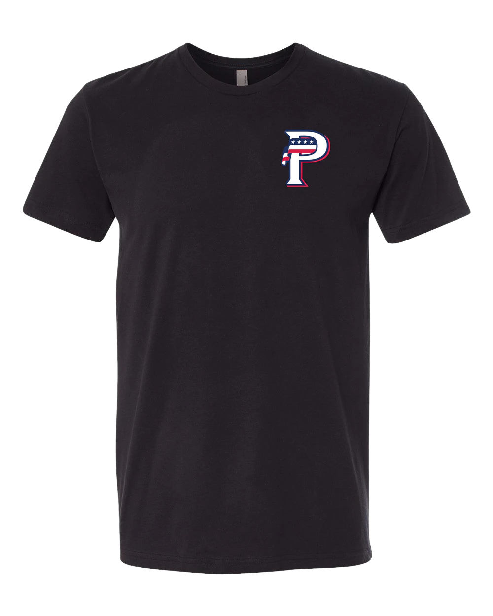 USA BASEBALL - Black T-Shirt - Left Chest