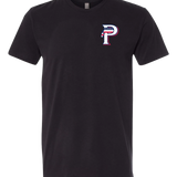 USA BASEBALL - Black T-Shirt - Left Chest