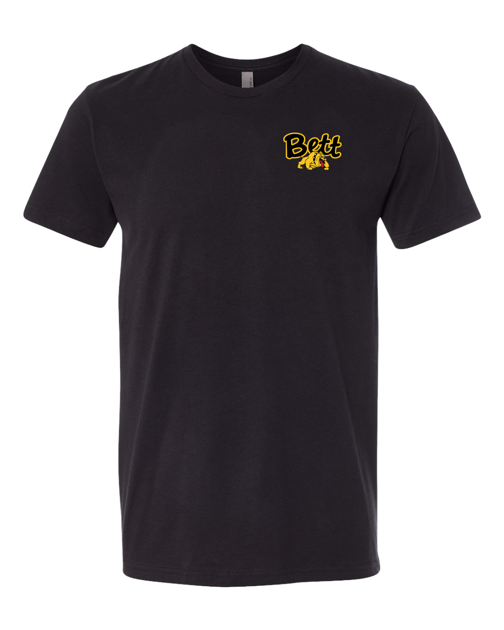 112 - Black T-Shirt - Left Chest