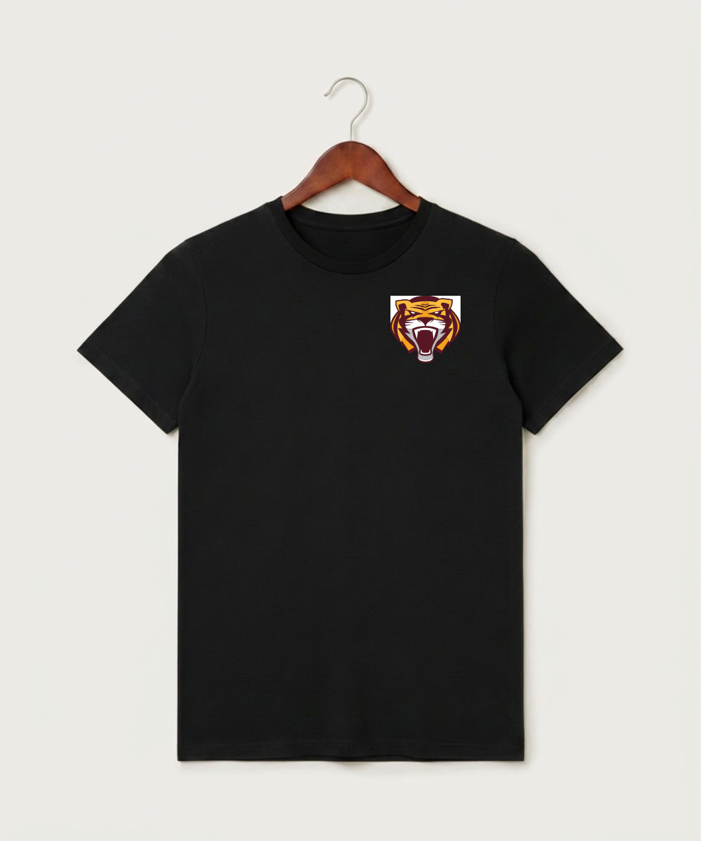 Stewartville High School Football (Boys) - Black T-Shirt - Left Chest