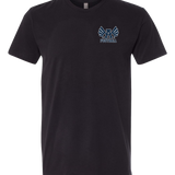 Abingdon Football - Black T-Shirt - Left Chest