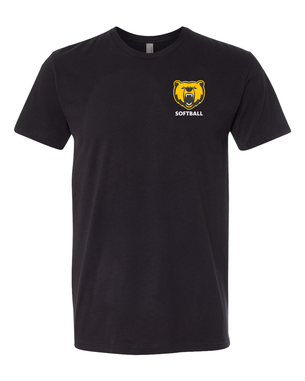 Byron Softball - Black T-Shirt - Left Chest