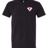 Fairmont Baseball - Black T-Shirt - Left Chest