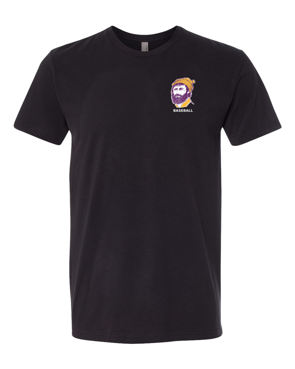 Cloquet Baseball - Black T-Shirt - Left Chest