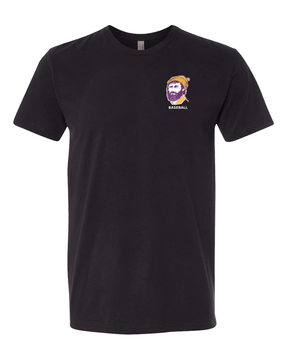 Cloquet Baseball - Black T-Shirt - Left Chest