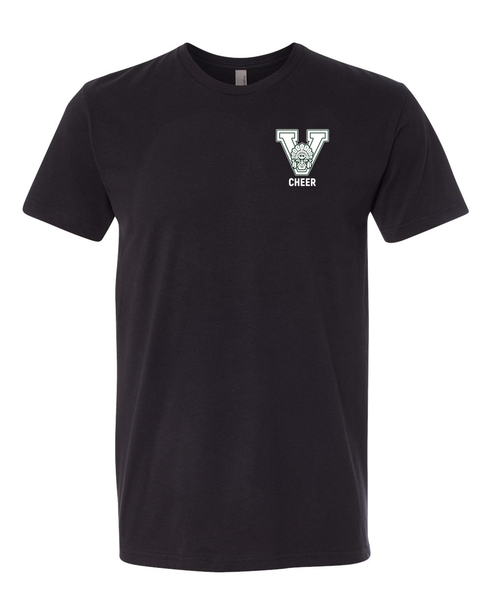 Xavier Football - Black T-Shirt - Left Chest