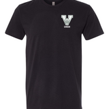 Xavier Football - Black T-Shirt - Left Chest