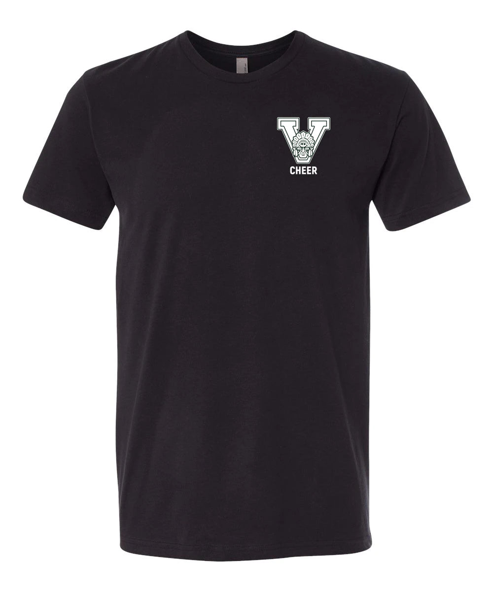 Xavier Football - Black T-Shirt - Left Chest
