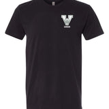 Xavier Football - Black T-Shirt - Left Chest