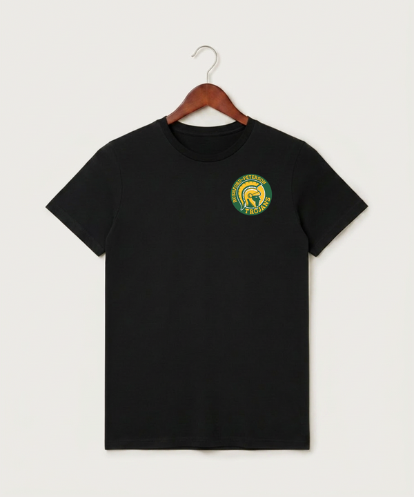 Rushford Peterson High School Football (Boys) - Black T-Shirt - Left Chest