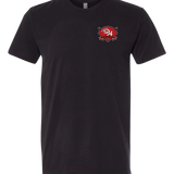 St. James Baseball - Black T-Shirt - Left Chest