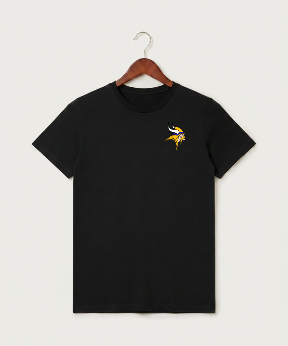 Hayfield High School Volleyball (Girls) - Black T-Shirt - Left Chest