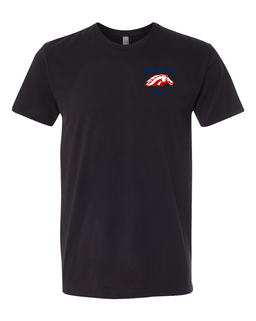 Morrison Baseball - Black T-Shirt - Left Chest