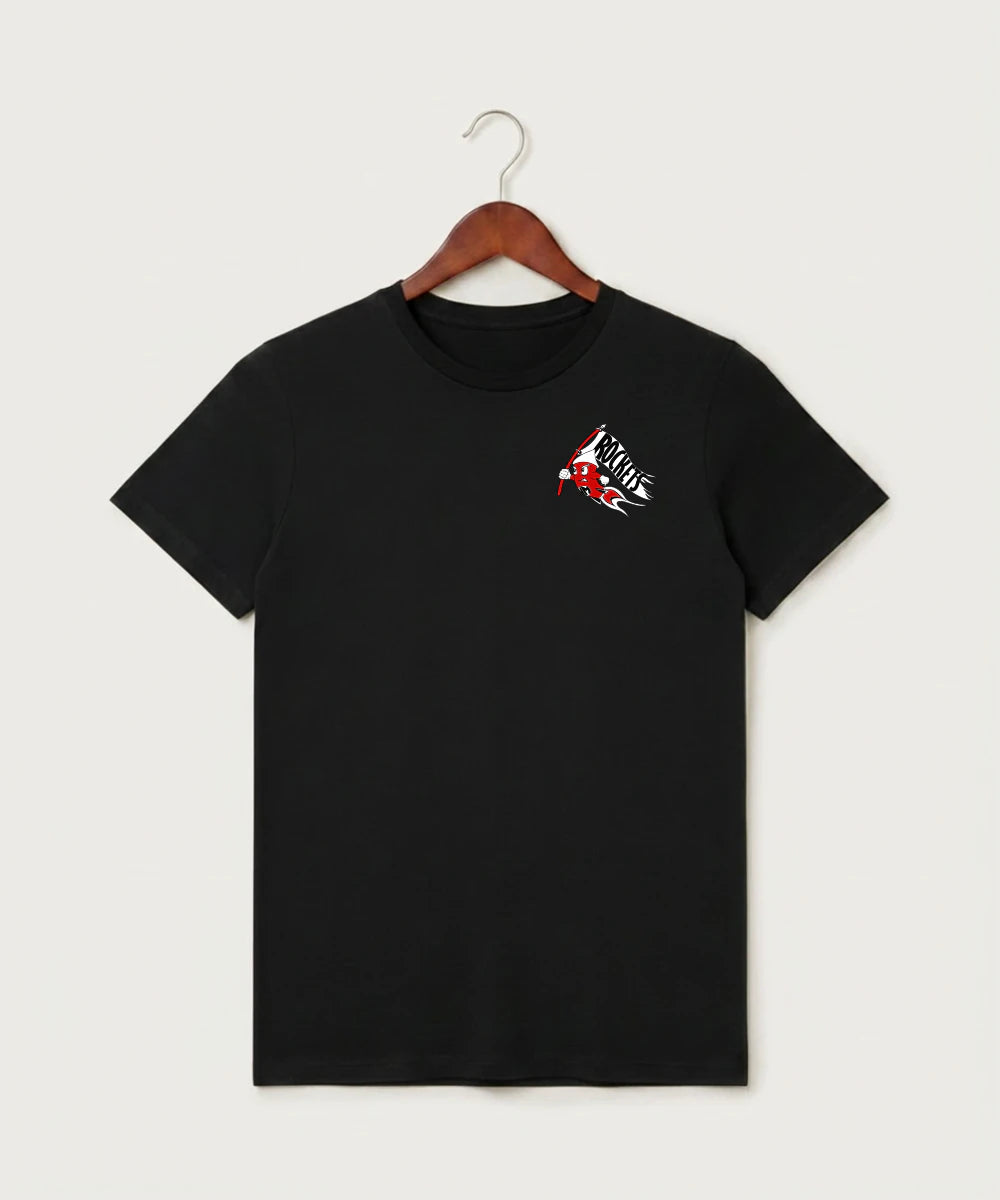 John Marshall High School Swim Dive Girls - Black T-Shirt - Left Chest