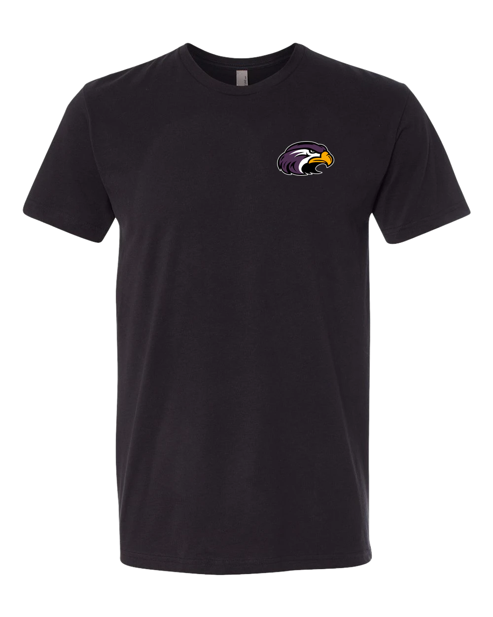 Montevideo Baseball - Black T-Shirt - Left Chest