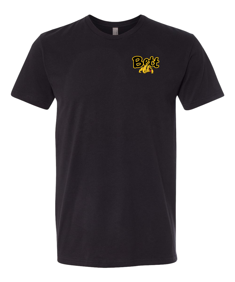111 - Black T-Shirt - Left Chest