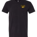 111 - Black T-Shirt - Left Chest