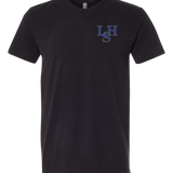 LeSueur Henderson Baseball & Softball - Black T-Shirt - Left Chest
