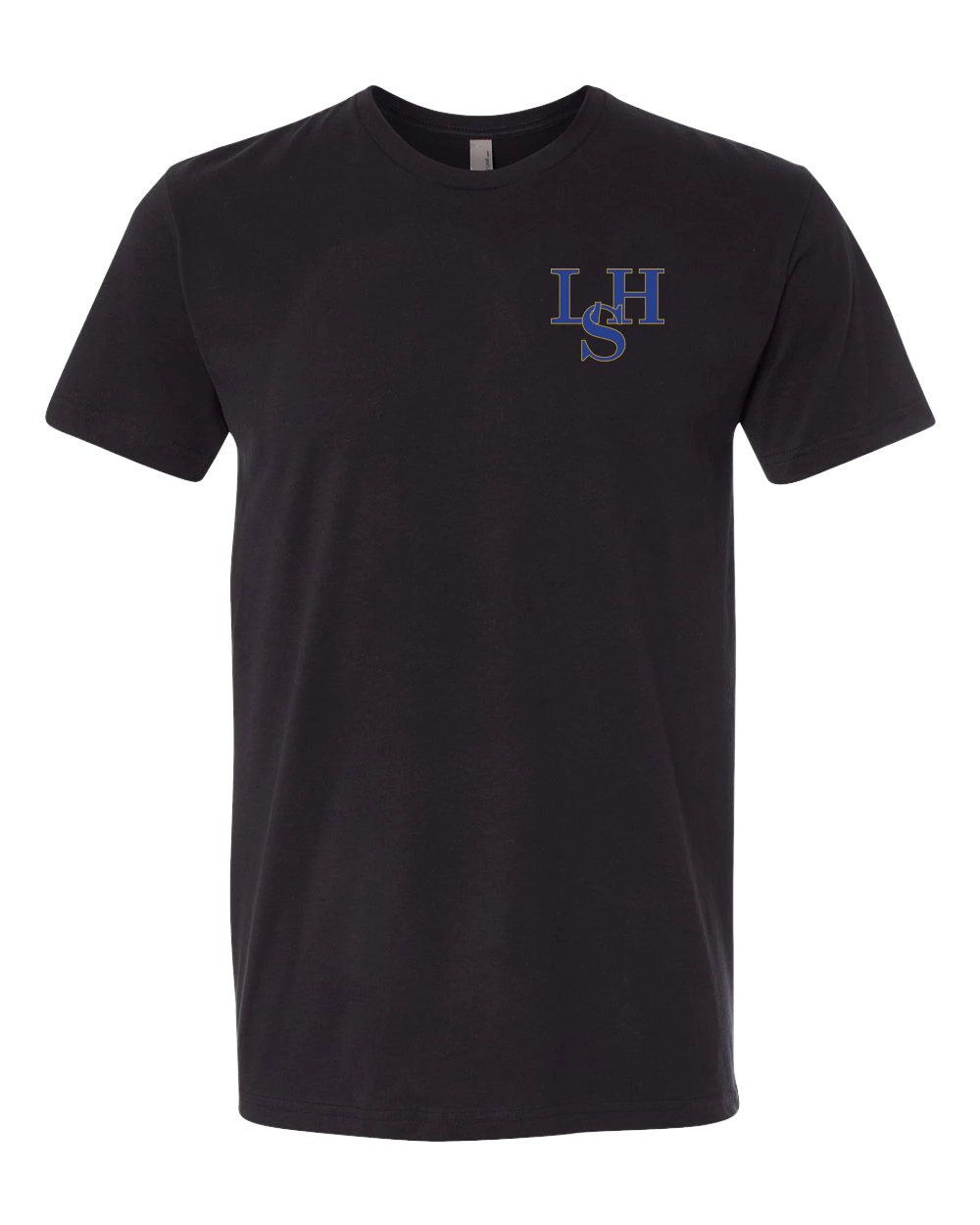 LeSueur Henderson Baseball & Softball - Black T-Shirt - Left Chest