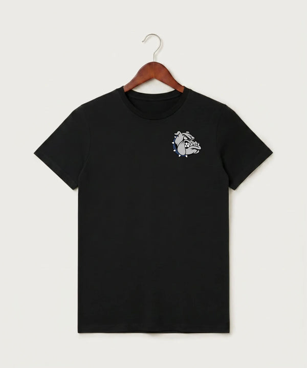 Sargent County High School Football (Boys) - Black T-Shirt - Left Chest