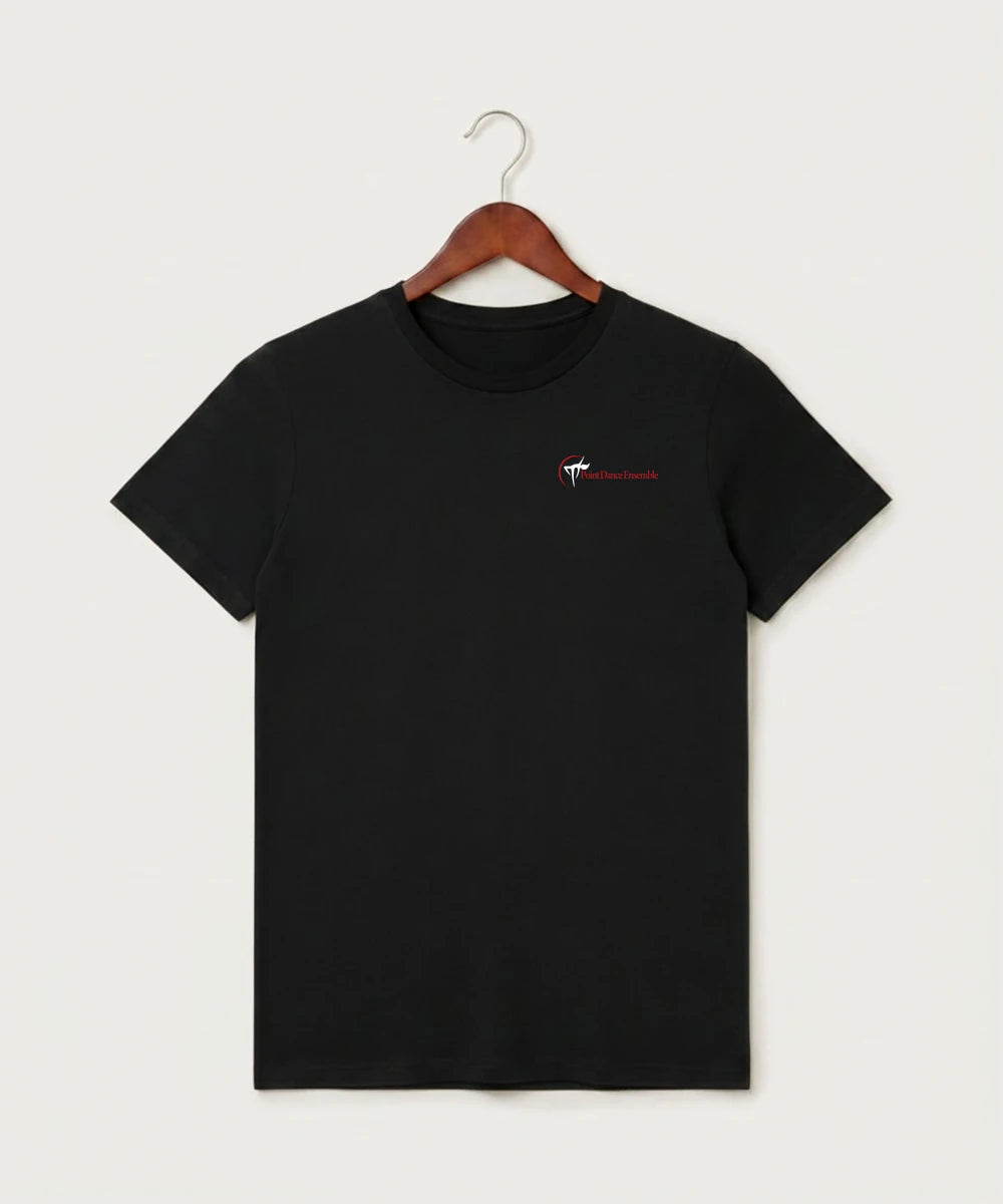 Point Dance Ensemble Dance - Black T-Shirt - Left Chest