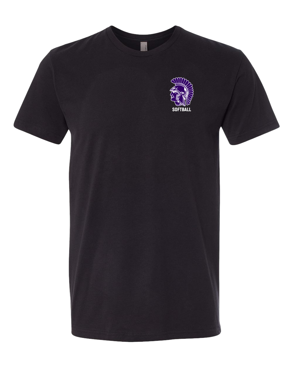Barnesville Softball - Black T-Shirt - Left Chest