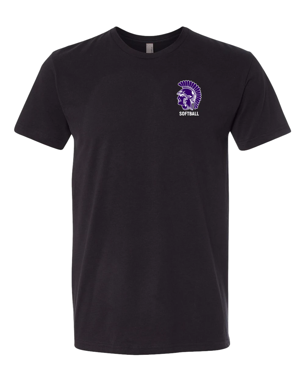 Barnesville Softball - Black T-Shirt - Left Chest