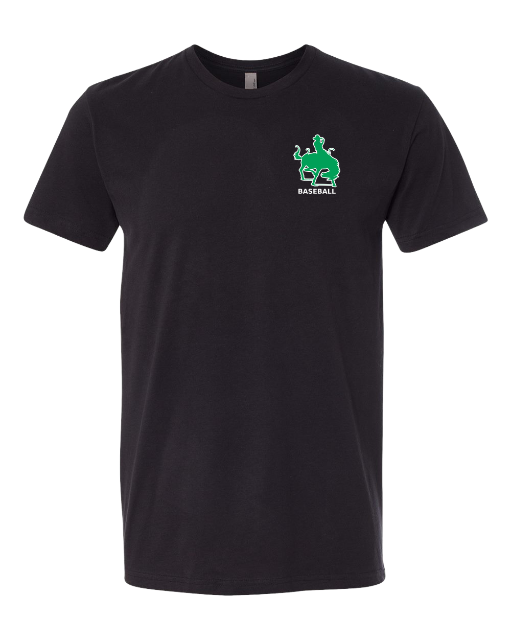 Breckenridge Baseball - Black T-Shirt - Left Chest