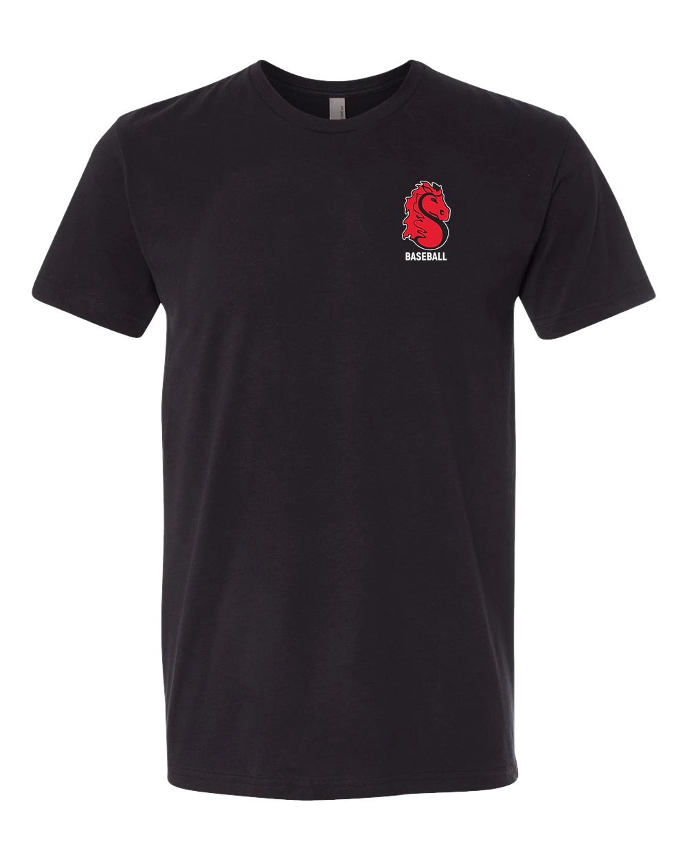 Stillwater Baseball - Black T-Shirt - Left Chest