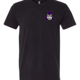 Albany Baseball and Softball - Black T-Shirt - Left Chest