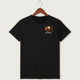 Giltner High School Football - Black T-Shirt - Left Chest