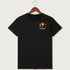 Giltner High School Football - Black T-Shirt - Left Chest