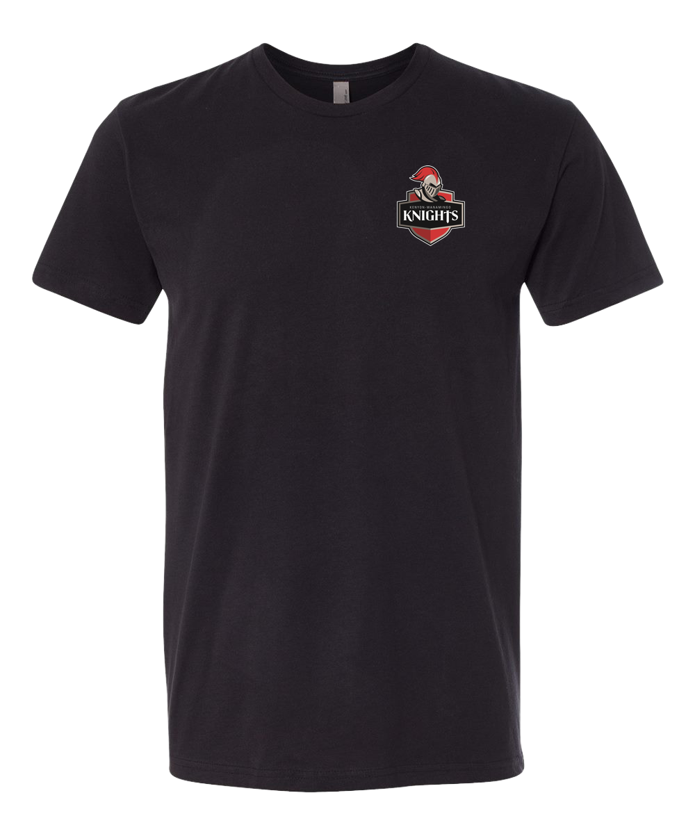 Kenyon Wanamingo Baseball - Black T-Shirt - Left Chest