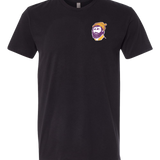Cloquet Baseball and Softball - Black T-Shirt - Left Chest