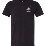 Aitkin Softball - Black T-Shirt - Left Chest