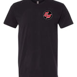 Ghostfit Sports Testing 2 - Black T-Shirt - Left Chest