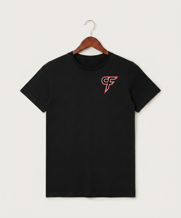 Cannon Falls High School Volleyball (Girls) - Black T-Shirt - Left Chest