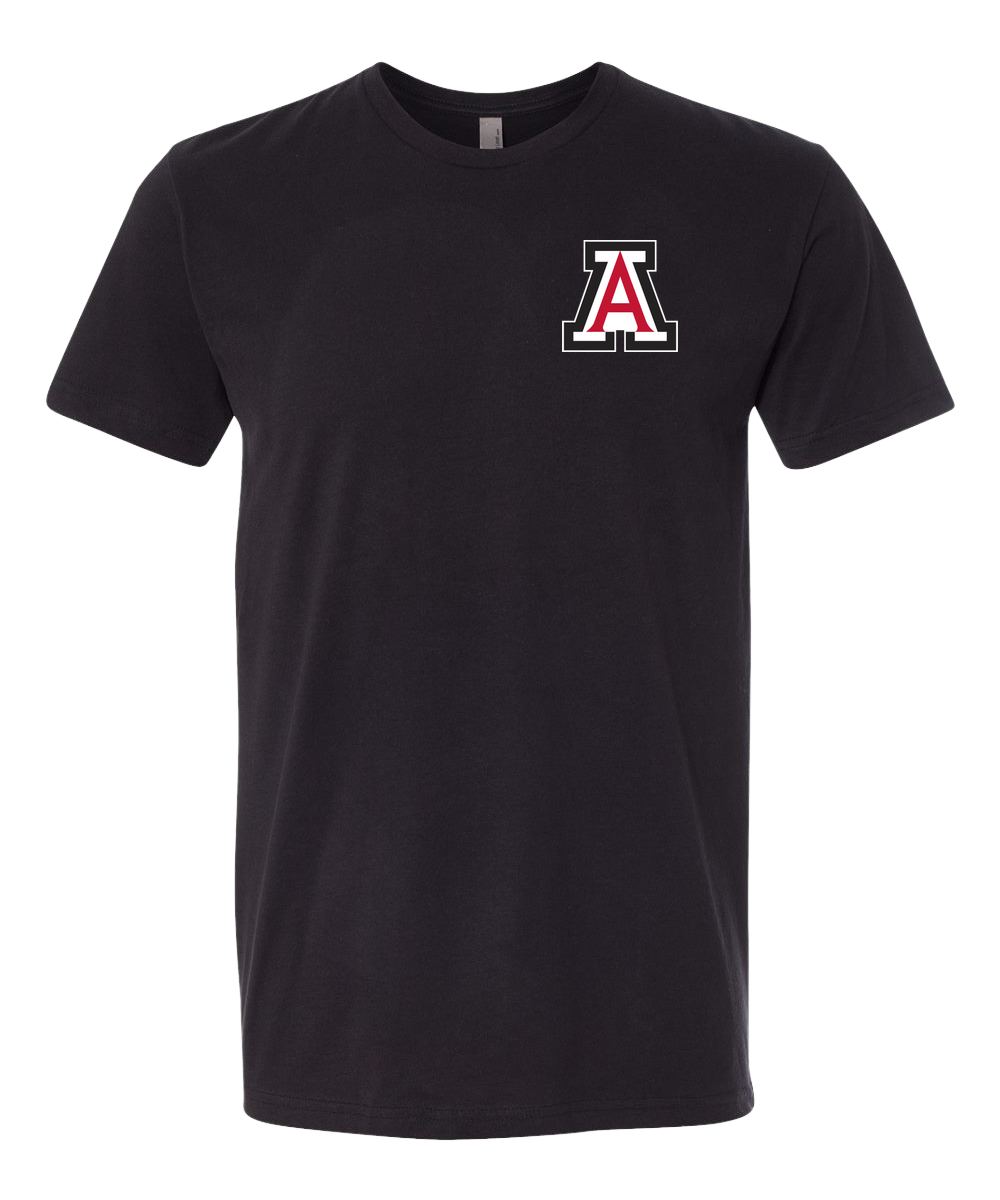 Amboy Baseball - Black T-Shirt - Left Chest