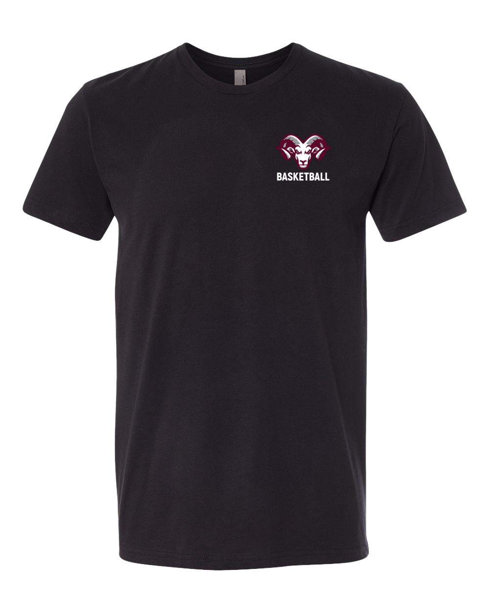 Riverview Basketball - Black T-Shirt - Left Chest