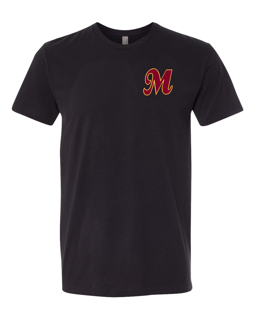 Mankato Area Youth Baseball Association - Black T-Shirt - Left Chest