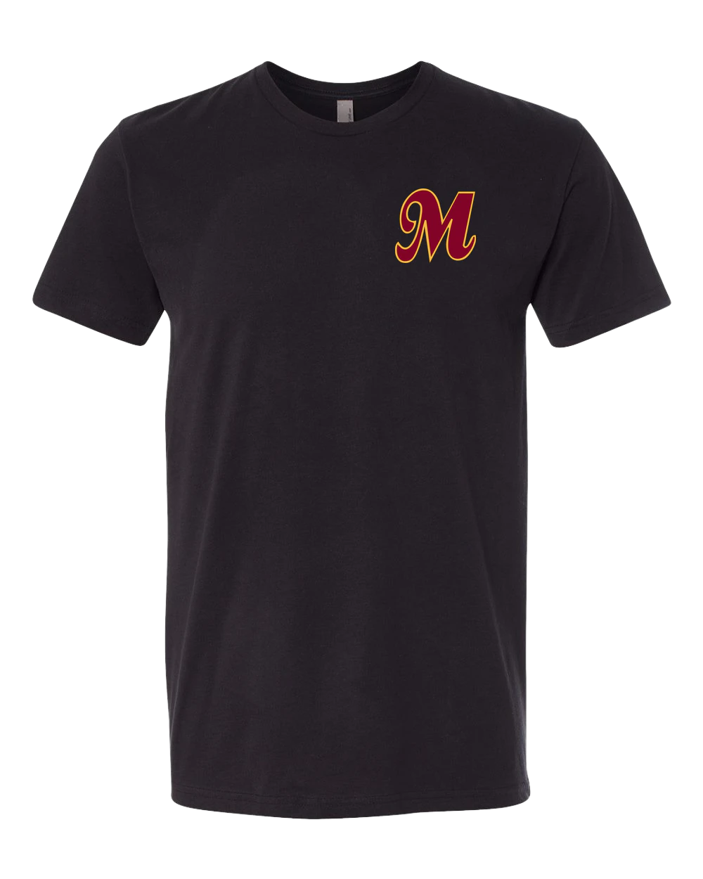 Mankato Area Youth Baseball Association - Black T-Shirt - Left Chest