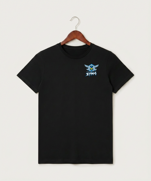 Minnesota Sting Athletics - Black T-Shirt - Left Chest