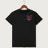 Moline Cheer general - Black T-Shirt - Left Chest